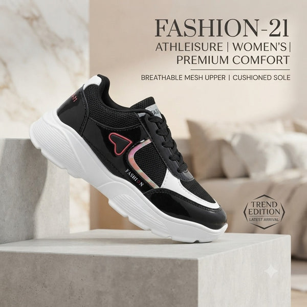 Everyday Comfort: Women’s Contemporary Casual Sports Shoes