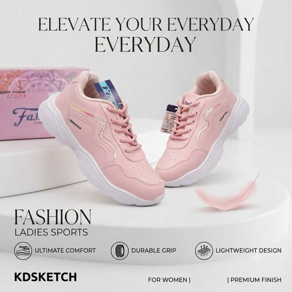 Premium Pink Sports Sneakers for a Modern Look