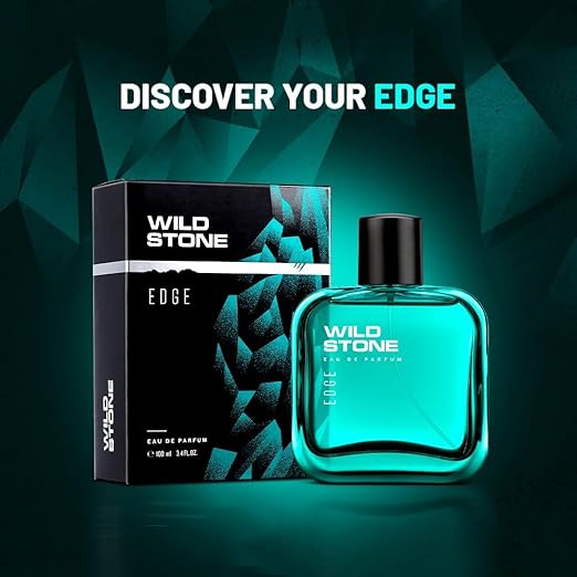 Wild Stone Edge Edp Premium Perfume For Men,100 Ml|Long-Lasting Eau De Parfum|Luxury Fragrances|Fragrance For Modern Lifestyle|Ideal Gift For Him|Premium Scent For Men