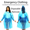 Disposable Rain Card Poncho pack | Pocket Size Waterproof Emergency Raincoat for Men & Women | Lightweight Travel Rainwear | Reusable 2-3 Times