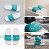 Mercedes-AMG Petronas F1 Motorsport White & Teal Casual Comfort Sliders