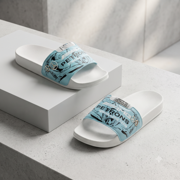 Premium Embossed Logo Lightweight Casual Sport Sliders for Men & Women