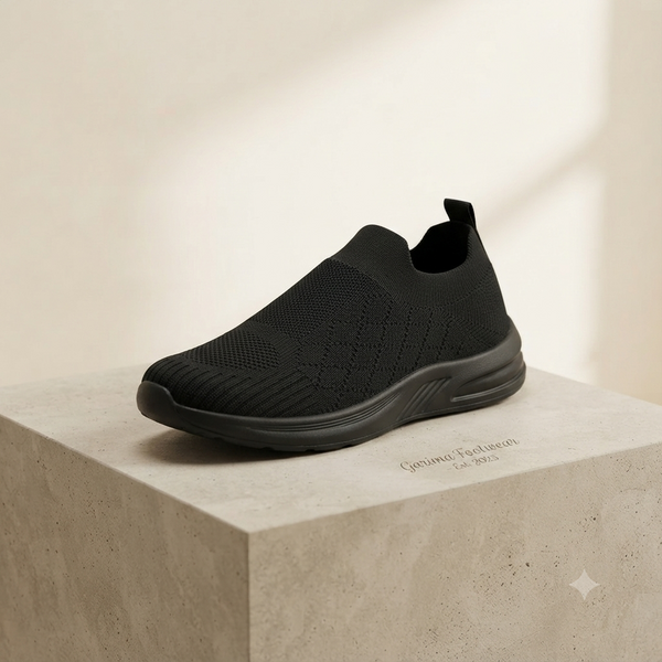 Garima A5 Lightweight Casual Sneaker for Women - Full Black