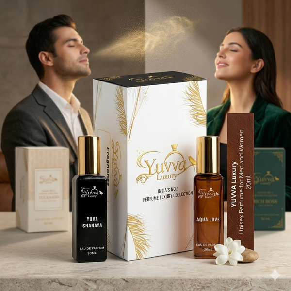 Yuvva Luxury Long Lasting Unisex Perfume Gift Set Of 2