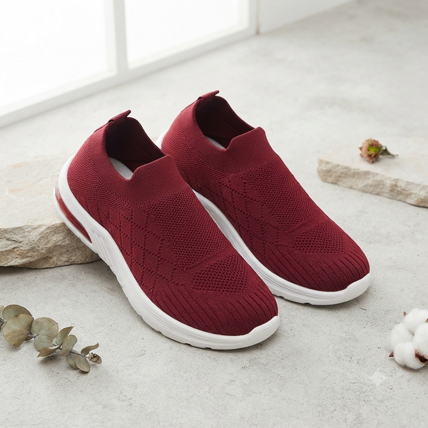 Garima A5 Cherry Knit Slip-On Casual & Walking Shoes for Women