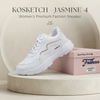 Women’s All-Day Comfort White Casual Sneakers
