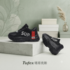 Trendy Black Chunky Fashion Sneakers for Women | Lightweight Everyday Casual Footwear