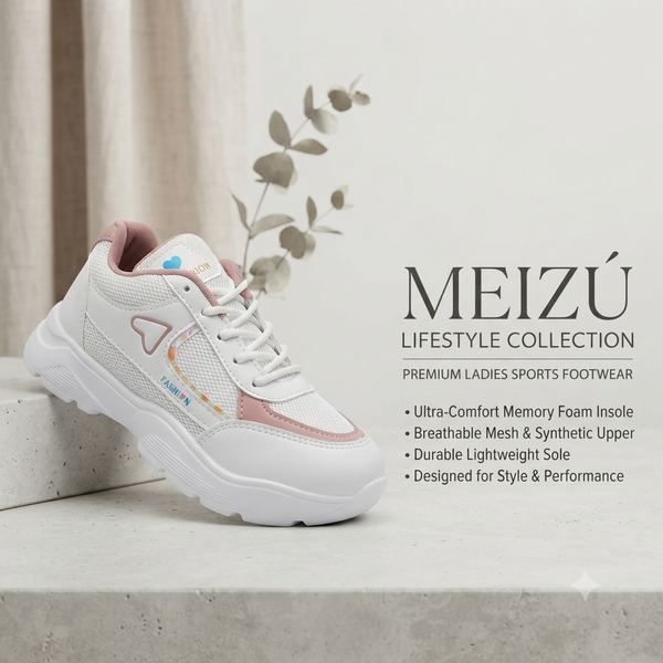 Women’s Lightweight Athletic Shoes – Breathable Memory Foam Footwear