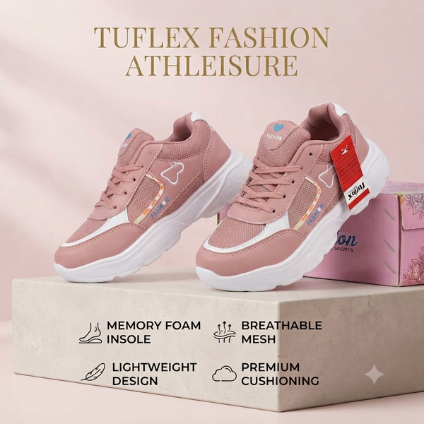 Trendy Women’s Lightweight Casual & Athletic Sneakers with Comfort Cushion