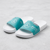 Mercedes-AMG Petronas F1 Motorsport White & Teal Casual Comfort Sliders