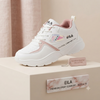 Eila Comfort-Step Women’s Athleisure Sneakers – White & Dusty Rose