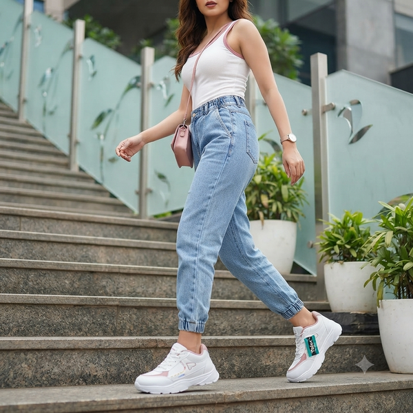 Women’s Lightweight Athletic Shoes – Breathable Memory Foam Footwear