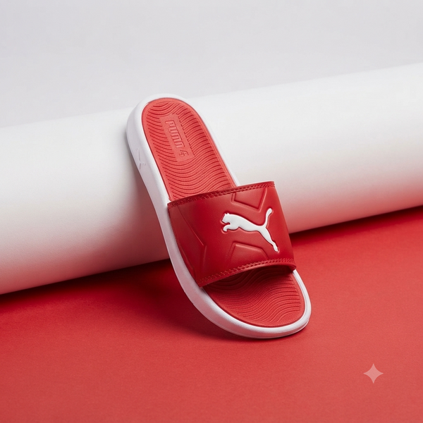 Ultra-Cushion Sport Slides for Men & Women – Red Casual Footwear