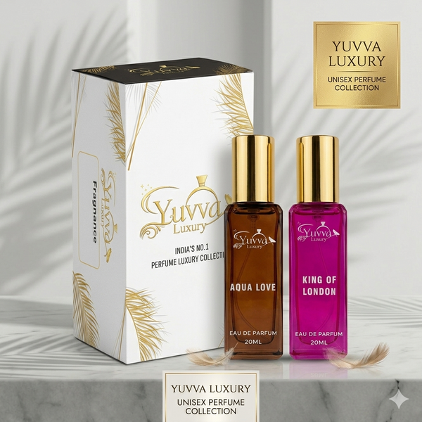 Yuvva Luxury Long Lasting Unisex Perfume Gift Set Of 2