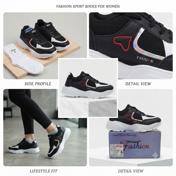 Everyday Comfort: Women’s Contemporary Casual Sports Shoes