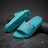 Premium Motorsport Unisex Comfort Sliders | AMG Petronas F1 Branding - Cyan