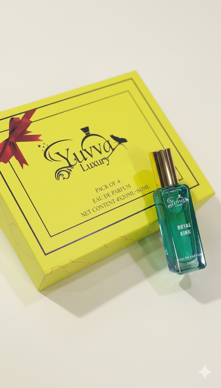 Yuvva Luxury Long Lasting MEN Perfume Gift Set ( ROYAL KING )