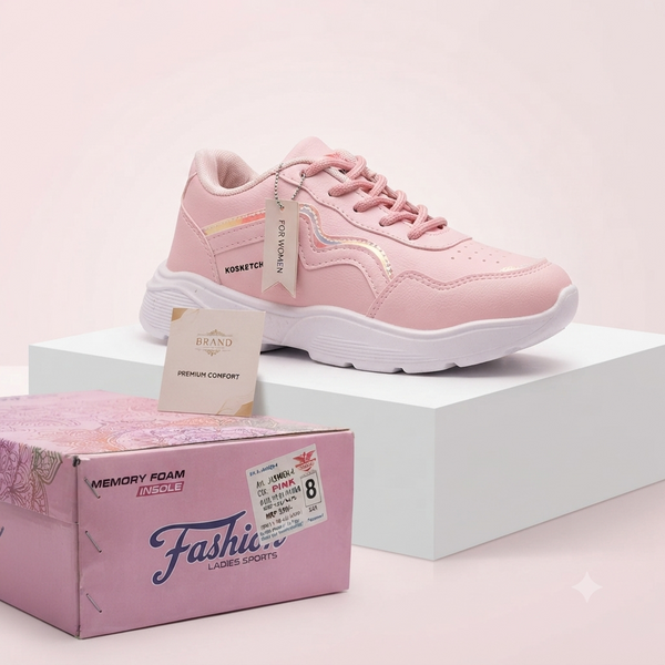 Premium Pink Sports Sneakers for a Modern Look