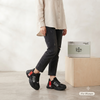Trendy Black Chunky Fashion Sneakers for Women | Lightweight Everyday Casual Footwear