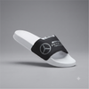 Mercedes-AMG Petronas F1 Casual Comfort Slippers / Slides (White/Black)