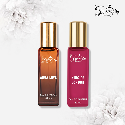 Yuvva Luxury Long Lasting Unisex Perfume Gift Set Of 2
