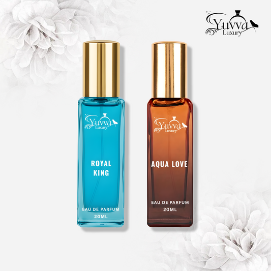 Yuvva Luxury Long Lasting 1 For MEN, 1 For WOMEN Perfume Gift Set of 2