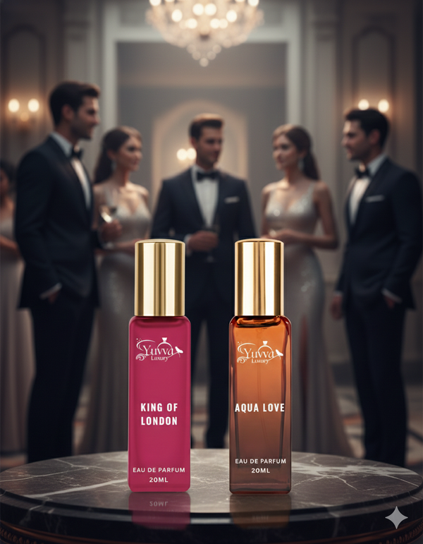 Yuvva Luxury Long Lasting Unisex Perfume Gift Set Of 2