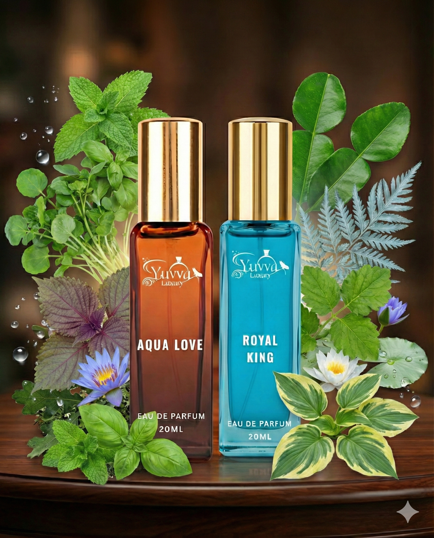 Yuvva Luxury Long Lasting 1 For MEN, 1 For WOMEN Perfume Gift Set of 2