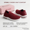 Garima A5 Cherry Knit Slip-On Casual & Walking Shoes for Women