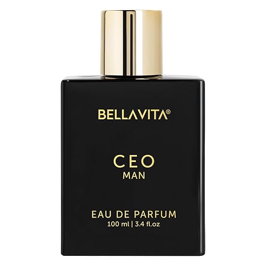 Bella Vita Luxury CEO MEN Long Lasting Perfume | Perfume for Man | EDP 100ml | Lemon, Lavender, Tonka, Mandarin & Vetiver | Woody, Citrus Premium Fragrance