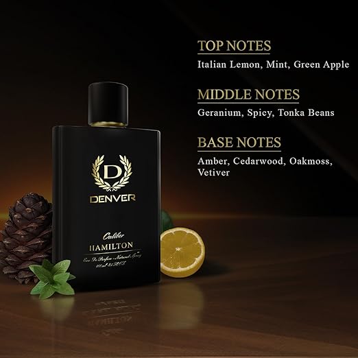 Denver Pride & Caliber Perfume For Men- 100 ML Each, Pack of 2|Long Lasting Perfume| Eau de Parfum