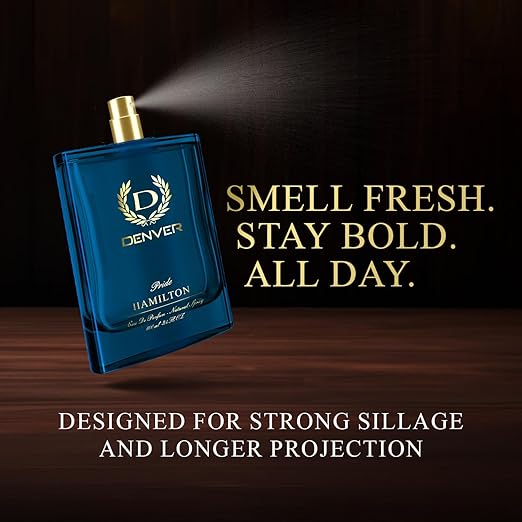 Denver Pride & Caliber Perfume For Men- 100 ML Each, Pack of 2|Long Lasting Perfume| Eau de Parfum