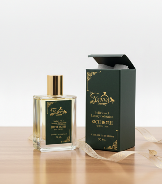 YUVVA LUXURY RICH BORN Long Lasting Perfume | Perfume for UNISEX | EDP 50ML | Lemon, Lavender, Tonka, Mandarin & Vetiver | Woody, Citrus Premium Fragrance