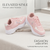 Fashion-Forward Everyday Comfort Sneakers - Soft Pink Edition