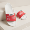 Stylish F1 Racing Edition White & Red Comfort Sliders / Slides