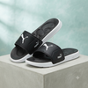 Iconic Athletic Comfort Slides – Black & White