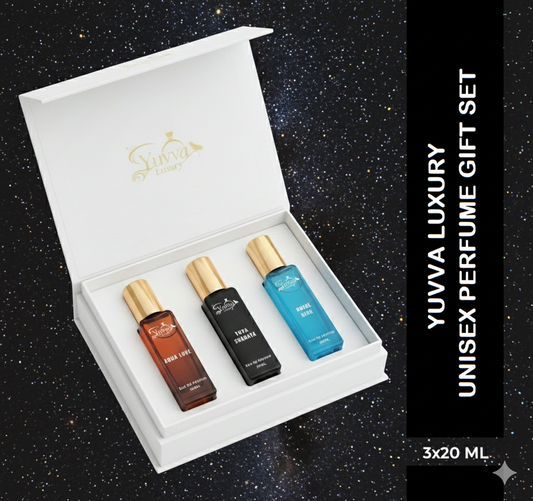 Yuvva Luxury Long Lasting Unisex Perfume Gift Set of 3