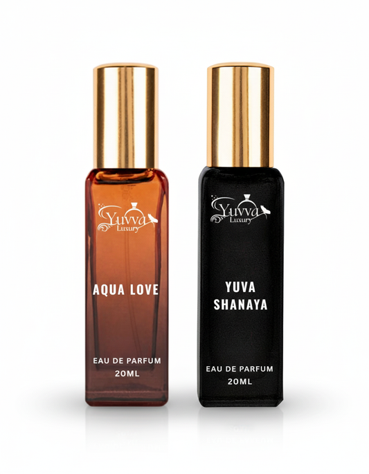 Yuvva Luxury Long Lasting Unisex Perfume Gift Set Of 2