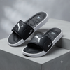 Iconic Athletic Comfort Slides – Black & White