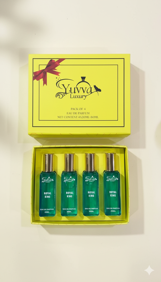 Yuvva Luxury Long Lasting MEN Perfume Gift Set ( ROYAL KING )