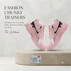 Trendy Blush Pink Active-Lifestyle Sneakers for Women