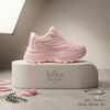 Women’s Chunky Platform Sneaker – Trendy Casual Walking Shoes in Pastel Pink