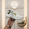 Comfortable Casual Running Sneakers for Men - White/Green