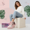 Trendy Blush Pink Active-Lifestyle Sneakers for Women