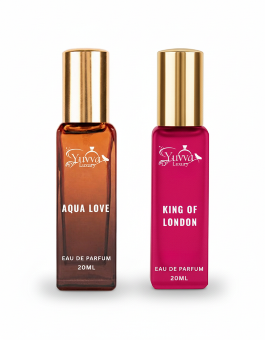 Yuvva Luxury Long Lasting Unisex Perfume Gift Set Of 2