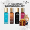 Buy PACK OF 4 Premium Perfume | Yuvva Luxury + Labubu Doll FREE