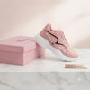 Jasmine Women's Trendy Memory Foam Sports Sneakers - Full Fussia