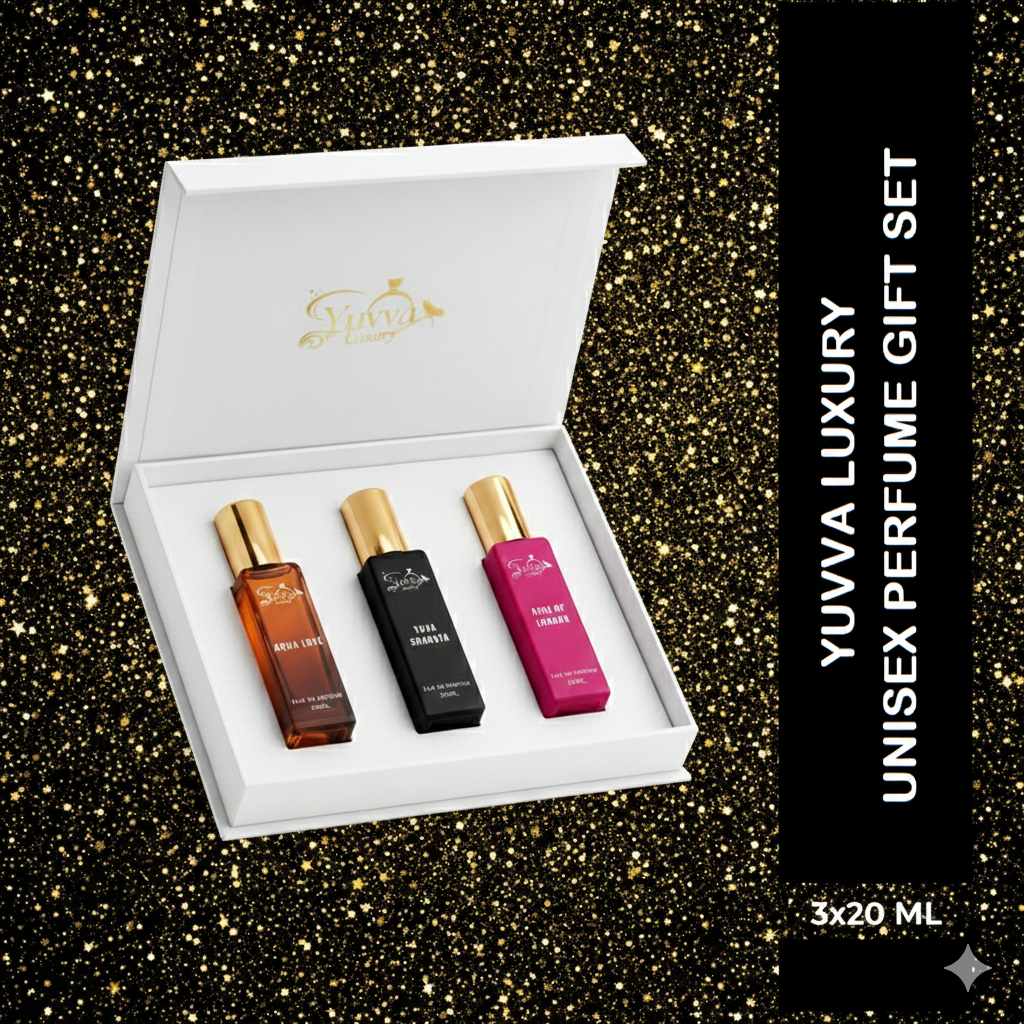 Yuvva Luxury Long Lasting Unisex Perfume Gift Set of 3