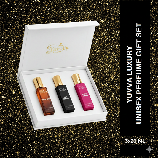 Yuvva Luxury Long Lasting Unisex Perfume Gift Set of 3
