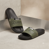 Mercedes-AMG Petronas F1 Team Motorsport Men's Comfort Slides / Slippers (Olive Green & Black)